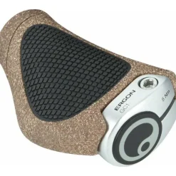 Ergon GC1 BioKork Grips - Lock-On Rohloff/Nexus Black/Tan