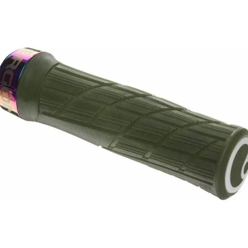 Ergon GE1 Evo Factory Grips - Frozen Moss/Oil Slick Lock-On
