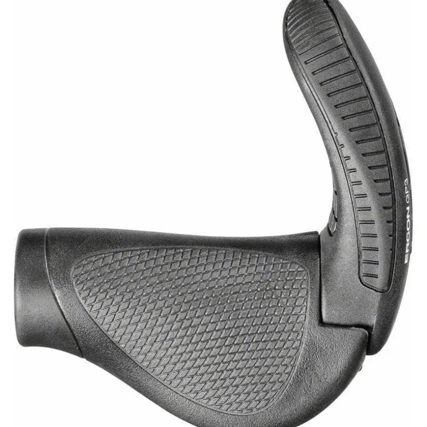 Ergon GP3 Grips - Lock-On Twistshift Large Black/Gray