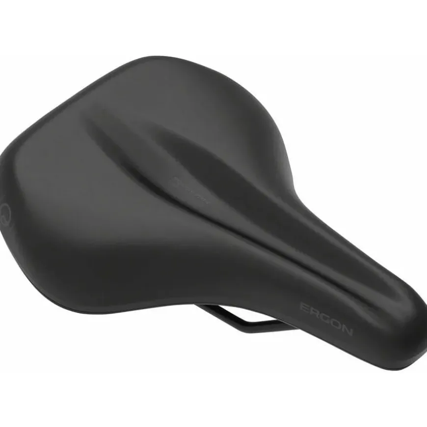 Ergon SC Core Prime Saddle - Black/Gray Mens Small/Medium