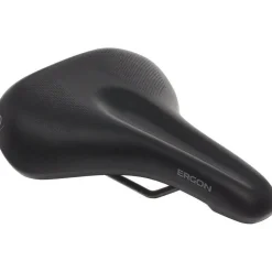Ergon ST Gel Saddle - Chromoly Black Womens Medium/Large