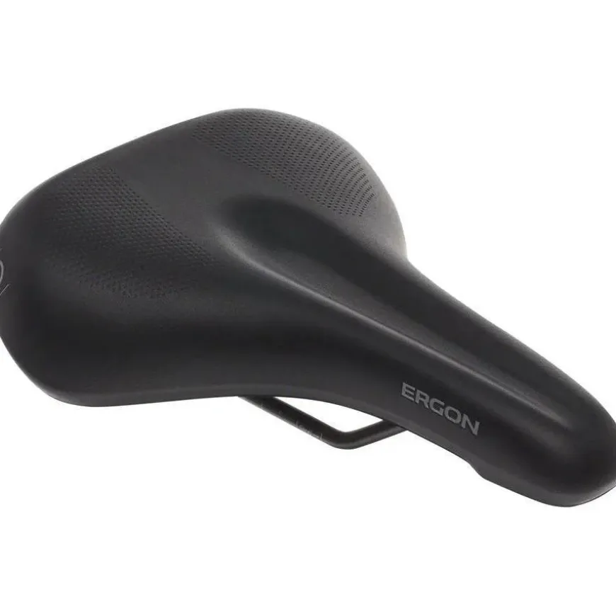 Ergon ST Gel Saddle - Chromoly Black Womens Medium/Large