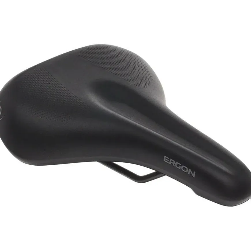 Ergon ST Gel Saddle - Chromoly Black Womens Small/Medium