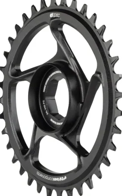 E-Thirteen e*spec Aluminum Direct Mount Chainring 36t for Brose S Mag Black