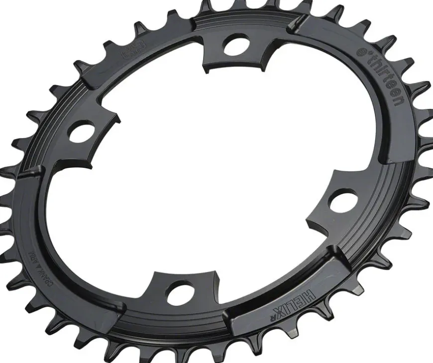 E-Thirteen Helix R 107 BCD 4-Bolt Chainring - 40t 11/12-Speed 107BCD Black