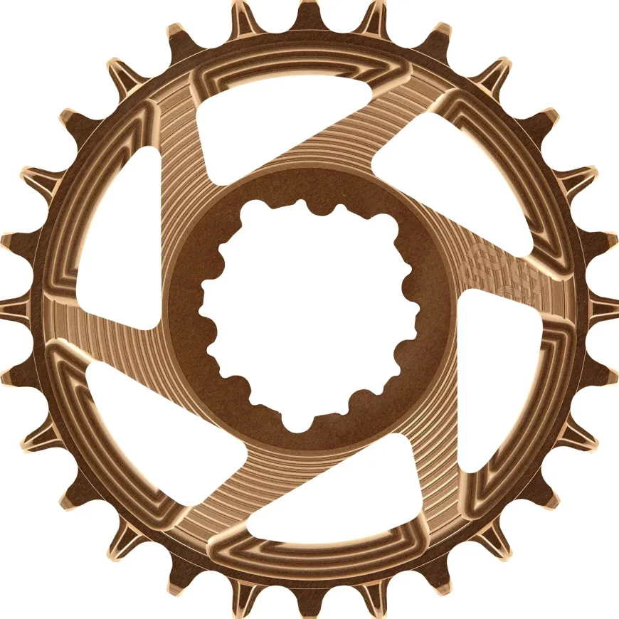 E-Thirteen Helix R Guidering (3mm Offset)3-Bolt 32t - Bronze