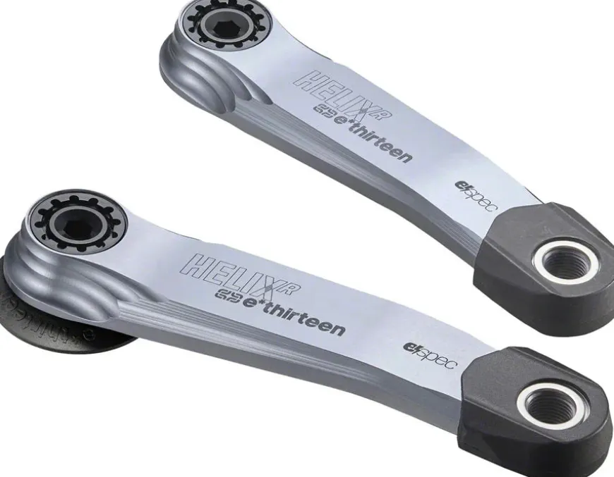 E-Thirteen Helix Race Alloy e*spec Crank Arm Set - BOSCH SX-Brose S Mag-TQ HPR50 21.5mm Offset 160mm Self Extractor Silver