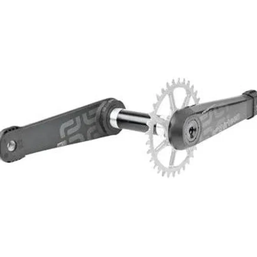 E-Thirteen LG1 Race Carbon Bicycle Crankset - 170mm, 73mm, 30mm Spindle with P3 Connect Interface, Carbon Black