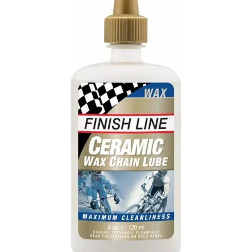 Finish Line Ceramic Wax Bike Chain Lube - 4 fl oz, Drip