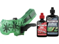 Finish Line Chain Cleaner Kit with Ecotech Degreaser and Teflon-Plus Dry Lube