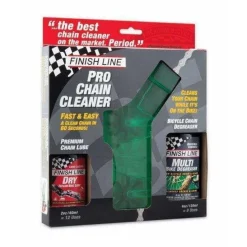 Finish Line Pro Bike Chain Cleaner Kit w/ Dry Lube & Degreaser