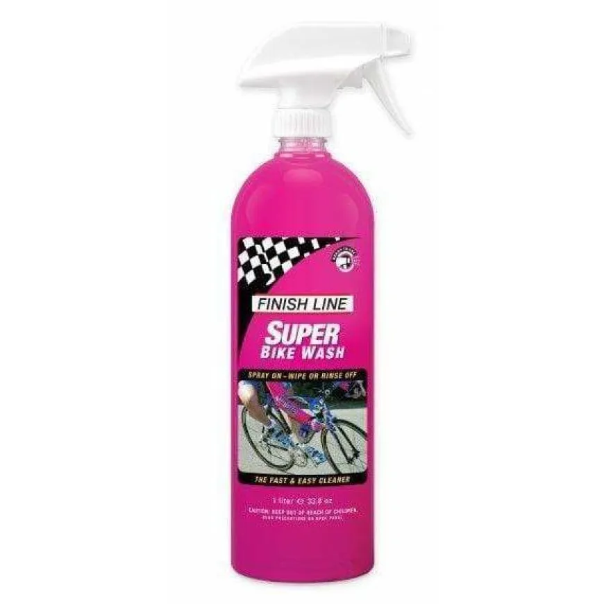 Finish Line Super Bike Wash - 1 Liter Spray Bottle