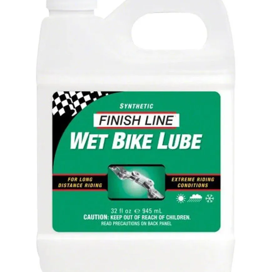 Finish Line WET Bike Chain Lube - 32 fl oz, Bulk