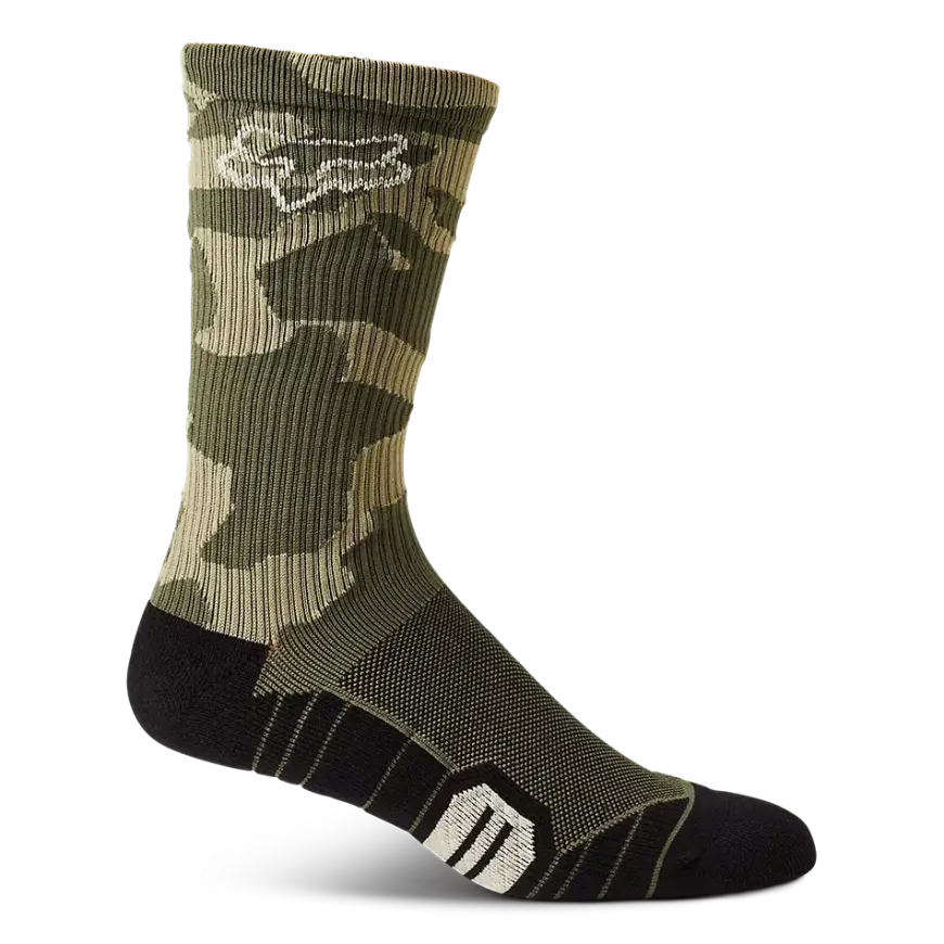Fox 8" Ranger Cushion Camo Mountain Bike Socks