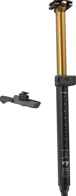 Fox Shox FOX Transfer Factory Neo Wireless Dropper Seatpost - 34.9 mm 200 mm Internal Routing Kashima Coat