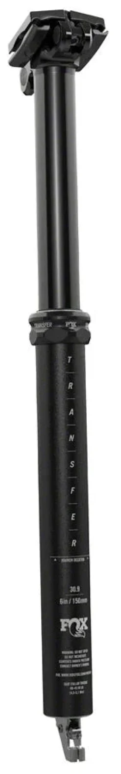 Fox Shox FOX Transfer Performance Series Elite Dropper Seatpost - 31.6 125 mm Internal Routing Anodized Upper