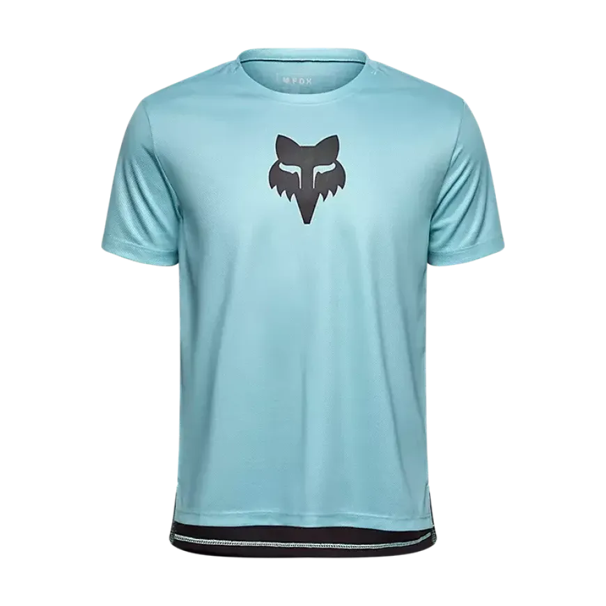 Fox Youth Ranger Fox Head Jersey - Vintage Wash Blue