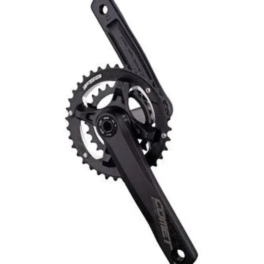 FSA Ahead Comet MegaExo Modular 2x Bicycle Crankset - 175mm, 11-Speed, 36/22t, 96/68mm BCD, MegaExo Spindle Interface