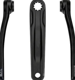 FSA CK-762 Yamaha/Giant Ebike Crank Arm Set - 160mm ISIS Black