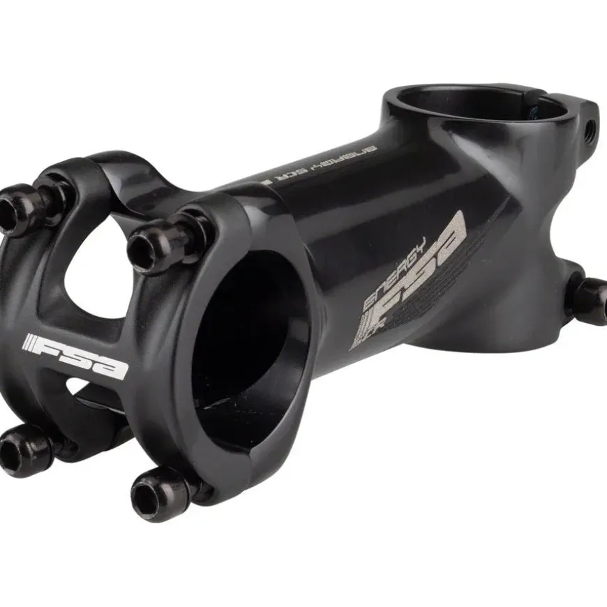 FSA Energy SCR Stem - 31.8 Clamp, +/-6, Black/Gray