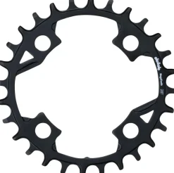 FSA Gamma Pro Mega Tooth Chainring - 28t 82 BCD Aluminum 1 x 11 BLK