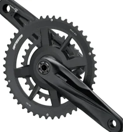 FSA Gossamer Pro AGX+ 2x Crankset - 165mm 11-Speed 46/30t DM/90 BCD 24mm MegaExo Spindle N11 BLK