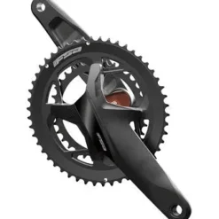 FSA Gossamer Pro POD SC PowerBox Bicycle Crankset - 167.5mm, 11/12-Speed, 50/34t, 120/90mm BCD, BB386EVO Spindle, 2-Tone Black