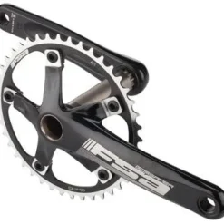 FSA Gossamer Tandem Front Crankset - 175mm Single Speed 42t 130 BCD MegaExo Spindle Interface BLK