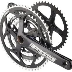 FSA Gossamer Tandem Rear Crankset - 170mm 10-Speed 52/39/30t 130/74 BCD MegaExo Spindle Interface BLK