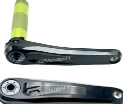 FSA Gradient Modular 1x Crankset - 165mm Fits Shimano SRAM 11/12-Speed Drivetrains 30mm BB392EVO Spindle BLK