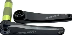 FSA Gradient Modular 1x Crankset - 175mm Fits Shimano SRAM 11/12-Speed Drivetrains 30mm BB392EVO Spindle BLK