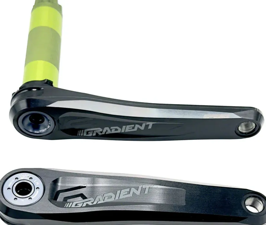 FSA Gradient Modular 1x Crankset - 175mm Fits Shimano SRAM 11/12-Speed Drivetrains 30mm BB392EVO Spindle BLK