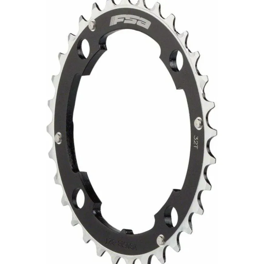 FSA MTB Pro Double Chainring, 104 BCD, 4-Bolt, Aluminum, D10