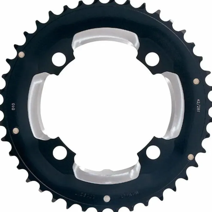 FSA MTB Pro Double Chainring, 104 BCD, 4-Bolt, Aluminum, D10