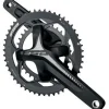 FSA Omega AGX Crankset - 172.5mm 10/11-Speed 30/46T 120/90mm BCD 386 EVO Spindle Interface BLK