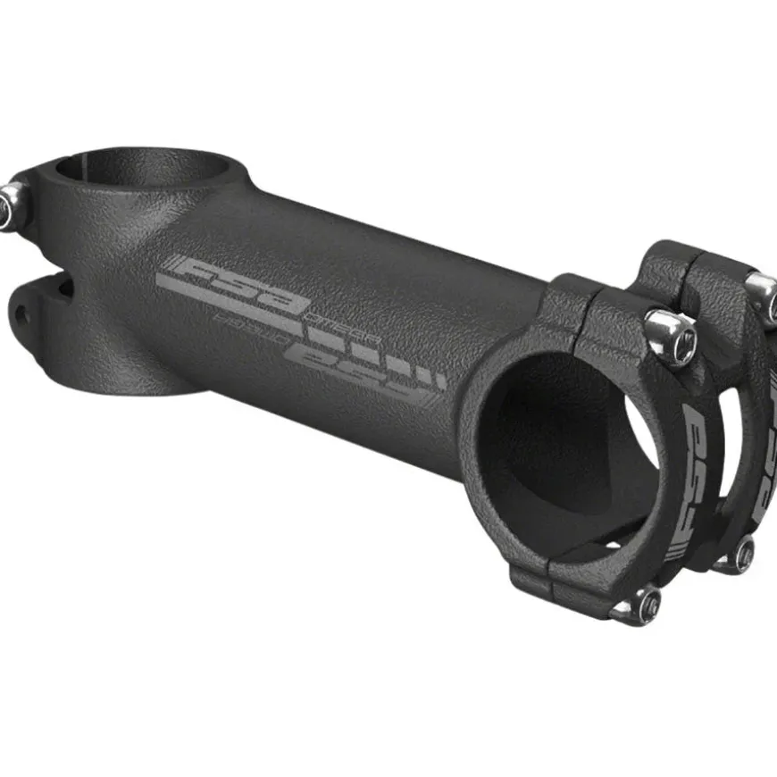FSA Omega Stem - 31.8 Clamp, +/-6, 1 1/8", Alloy, Black
