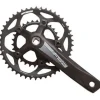 FSA Tempo Crankset - 165mm 10/11-Speed 46/30t JIS Spindle Interface BLK