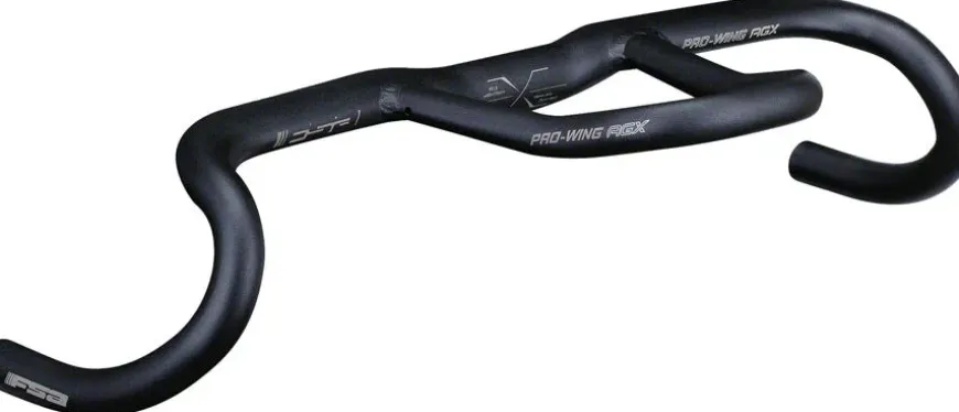 FSA Pro-Wing AGX Drop Handlebar - Aluminum 31.8mm 46cm Black