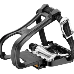 Giant Domain Bike Pedal with Toe Clips