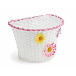 Giant Kids White Flower Basket