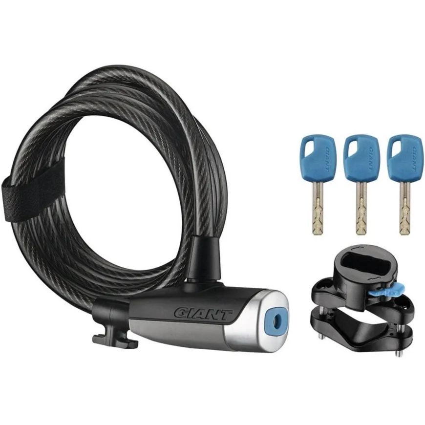 Giant Surelock Flex Bike Key Coil Cable Lock