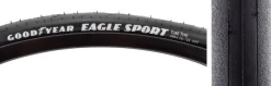Goodyear Eagle Sport Tube Type Tire 700 x 25C Black