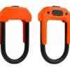 Hiplok DX Wearable Bike U-Lock - 3.34 x 5.9", Keyed, Orange