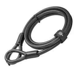 Hiplok Steel Core Loop End Cable 2m x 10mm Black