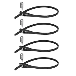 Hiplok Z Lok 4 Count Zip Key Lock Black