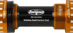Hope BSA Threaded Bottom Bracket - 68/73mm For 24mm Spindle Stainless Orange