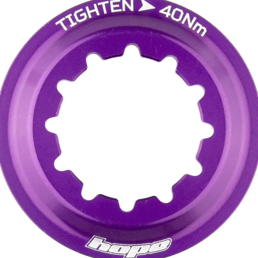 Hope Center Lock Disc Lockring - Purple
