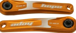 Hope Ebike Crank Arm Set - 165mm ISIS Standard Offset Orange
