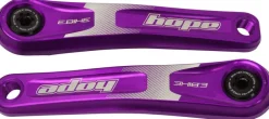 Hope Ebike Crank Arm Set - 155mm ISIS Standard Offset Purple
