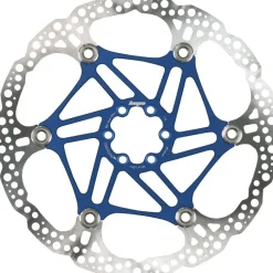 Hope Floating Disc Brake Rotor - 220mm 6-Bolt Blue